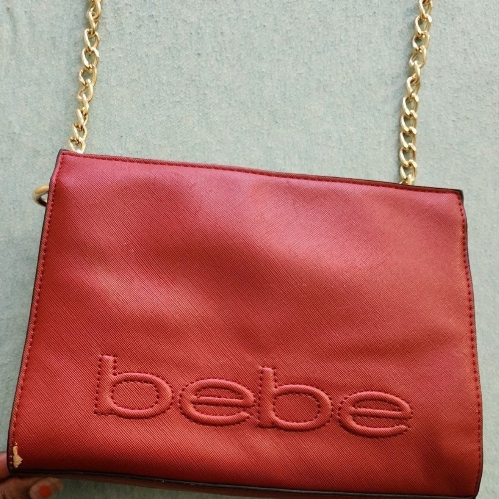 Like NEW Bebe Red Crossbody Bag